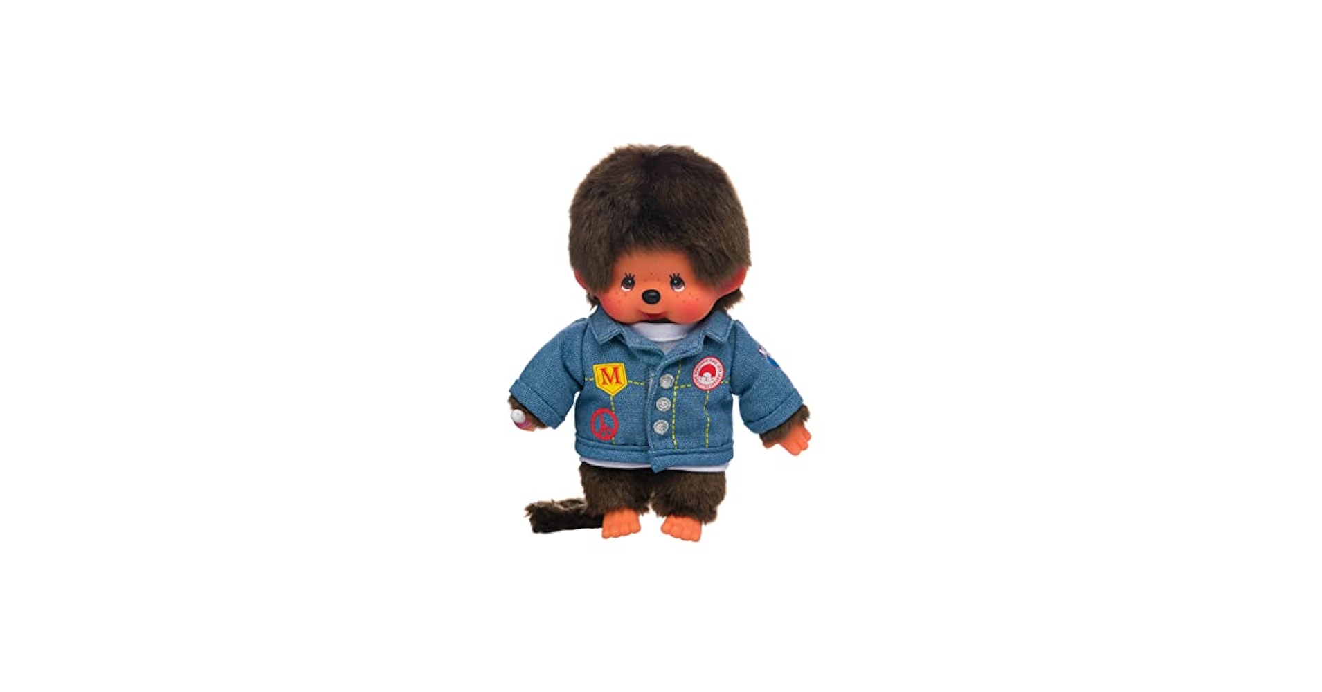 Amazon.com: Monchhichi by Sekiguchi Boy in Denim Jacket